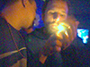 New Year's Eve - Here we are at some bar in the dirty Woo, chillen to some hard core music.