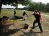 Sky Diving - Practicing for sky diving