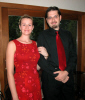 Ray and Amber's wedding - Sarah and I at the Buddhist style wedding ceremony.