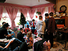 Christmas - The tree has to be really little so that we can fit LOTS of presents underneath.