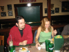 Chris's Christmas dinner party at Bennigan's. Lucky I gave those credit card people a fake number.