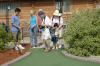 6/25 - Ray, Amber, and Lily prepare to tee-off at Coney Island Mini golf