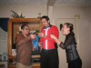 12/31 - I was 2 minutes late for the New Year ball dropping, so we had to re-enact the whole grape eating thing.