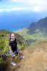 9/3 - This is the secret part of Kalalau Lookout that you're not supposed to be in. Reason being: That is one HUGE drop off!!