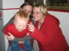 3/25 - Melissa came to visit Rose and I.. and also tickle Gavin.