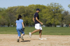 4/30 - The first softball game of the summer. If there's any 8 year old girls that want to take us on, you know where to find us.