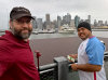 7/4 - This view of the Manhattan fireworks would have been nice, except it started pouring so we left!