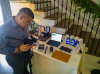 10/28 - Checking out the Huawei products.
