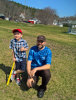 4/16 - Practicing a little baseball in the park
