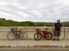 4/30 - Bicycled up the dam with Harry