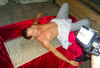 6/16 - Val knew he could handle the bed of nails, no problem.