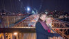 12/17 - Paula's first time walking the Brooklyn Bridge.