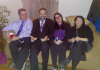 2/11 - More cousins hanging out, wearing purple like Grammy wanted us to.