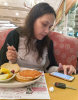 5/4 - Natardia stopped by for a quick bite at the local diner.