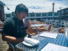 6/21 - Jules decided to visit me at work for lunch.