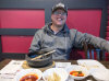 12/29 - Lunch with Ray on the way back to NY.