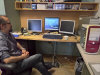 4/18 - Eugene was stuck in Westchester & bored so I invited him to install Linux on a few old computers. 