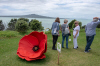 11/9 - Checking out some outdoor sculpture in Auckland.