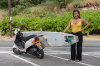 11/29 - While I was taking tripod photos, local surfer girls with their own scooters were laughing at me.