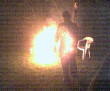Sometimes the beach house parties get a little out of hand.  (Waterford, CT)