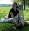 6-22-2002  Jaime gets pissed off when people litter.