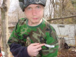 4-6-2002 Okay, I know I was sick for this Paintball event, but Frank's got a sticker that says "Adam Bomb" cause I died before I got to the field. (Photo Credit: Cori)